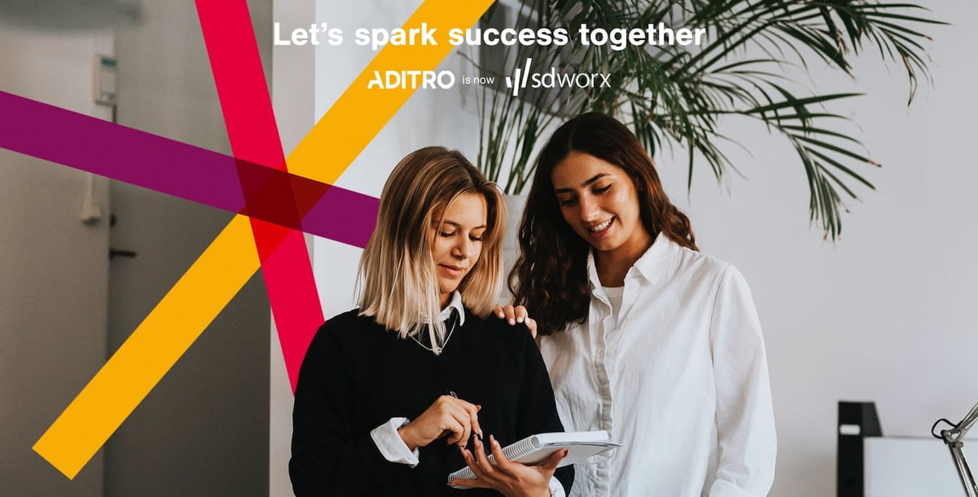 Let's spark success together. Aditro is now SD Worx
