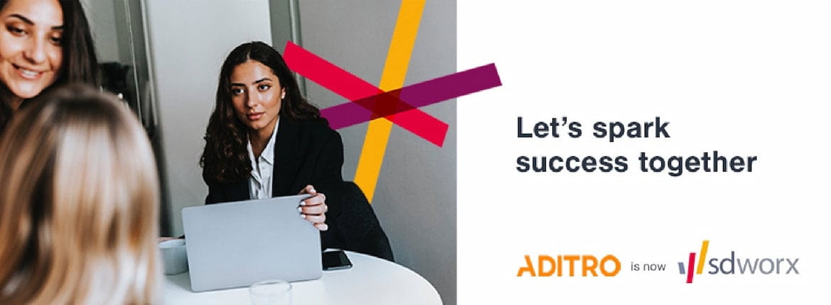 Let's spark success together. Aditro is now SD Worx