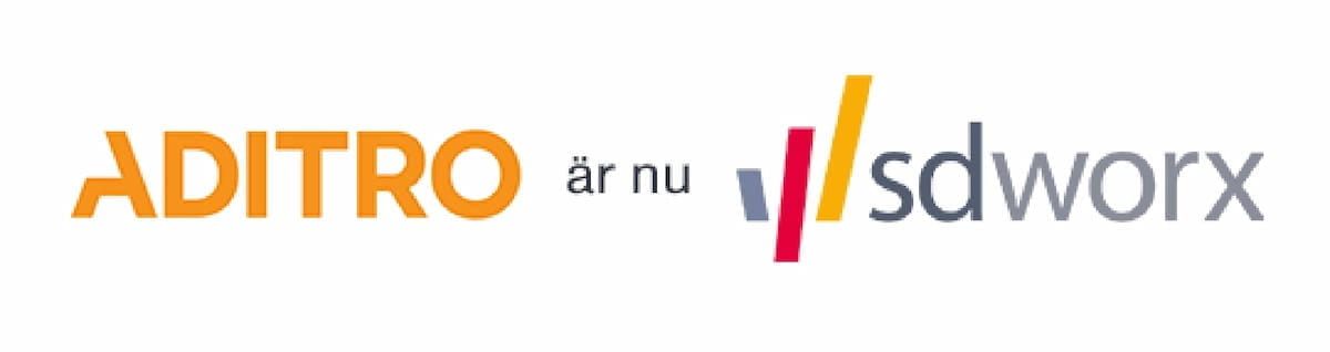 Scandinavian version of banner announcing the acquisition of Aditro